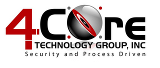 4CORE TECHNOLOGY GROUP, INC. SECURITY AND PROCESS DRIVEN logo