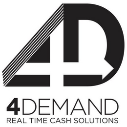 4D 4DEMAND REAL TIME CASH SOLUTIONS logo