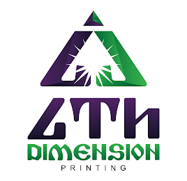 4D 4TH DIMENSION PRINTING logo