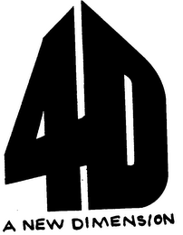 4D A NEW DIMENSION logo