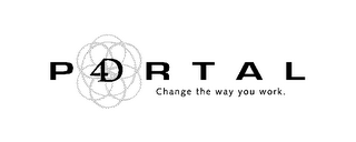 4D PORTAL CHANGE THE WAY YOU WORK logo