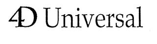 4D UNIVERSAL logo