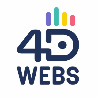 4D WEBS logo