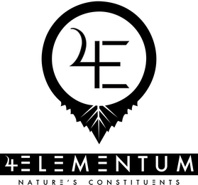 4E 4ELEMENTUM NATURE'S CONSTITUENTS logo