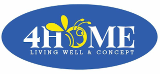 4HOME LIVING WELL & CONCEPT logo