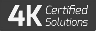 4K CERTIFIED SOLUTIONS logo
