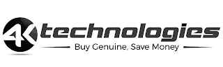 4K TECHNOLOGIES BUY GENUINE, SAVE MONEY logo
