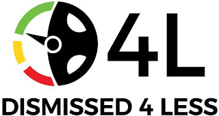 4L DISMISSED 4 LESS logo