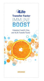 4LIFE TRANSFER FACTOR IMMUNE BOOST VITAMINS C AND D, ZINC, AND 4LIFE TRANSFER FACTOR ORANGE logo