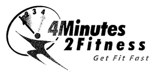 4MINUTES2FITNESS GET FIT FAST 1 2 3 4 logo
