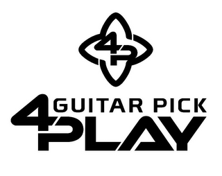 4PLAY GUITAR PICK 4P logo