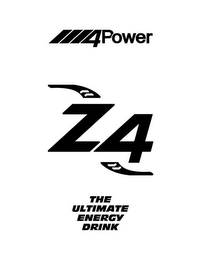 4POWER Z4 THE ULTIMATE ENERGY DRINK logo