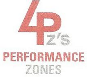 4PZ'S PERFORMANCE ZONES logo