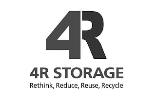 4R 4R STORAGE RETHINK, REDUCE, REUSE, RECYCLE logo
