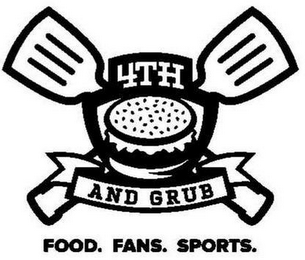 4TH AND GRUB FOOD. FANS. SPORTS. logo