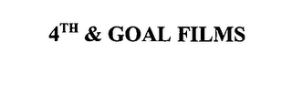 4TH & GOAL FILMS logo
