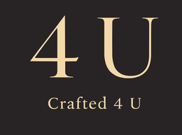 4U CRAFTED 4 U logo