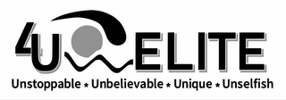 4U ELITE UNSTOPPABLE UNBELIEVABLE UNIQUE UNSELFISH logo