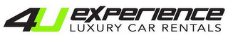 4U EXPERIENCE LUXURY CAR RENTALS logo