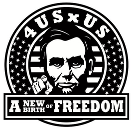 4USXUS A NEW BIRTH OF FREEDOM logo