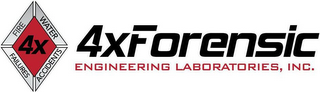 4X FIRE WATER FAILURES ACCIDENTS 4XFORENSIC ENGINEERING LABORATORIES, INC. logo