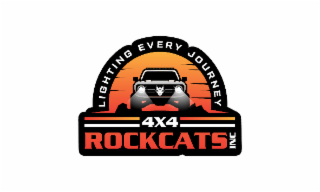 4X4 ROCKCATS INC LIGHTING EVERY JOURNEY logo