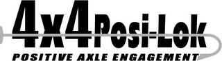 4X4POSI-LOK POSITIVE AXLE ENGAGEMENT logo
