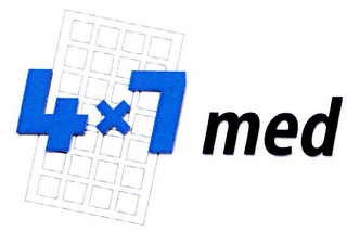 4X7MED logo