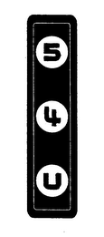 5 4 U logo