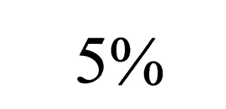 5% logo