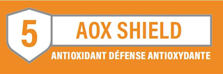 5 AOX SHIELD ANTIOXIDANT DÉFENSE ANTIOXYDANTE logo