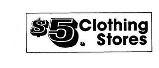 $5. CLOTHING STORES logo