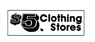 $5. CLOTHING STORES logo