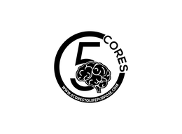 5 CORES WWW.5CORESTOLIFEPURPOSE.COM logo