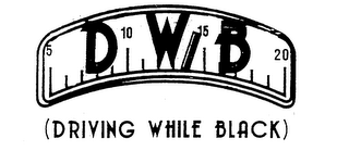 5 D 10 W 15 B 20 (DRIVING WHILE BLACK) logo