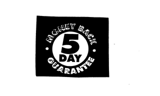 5 DAY MONEY BACK GUARANTEE logo