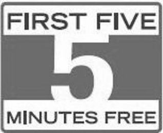 5 FIRST FIVE MINUTES FREE logo