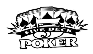 5 FIVE DECK POKER logo