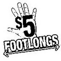 $5 FOOTLONGS logo