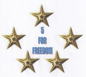 5 FOR FREEDOM logo