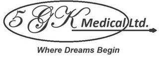 5 GK MEDICAL LTD. WHERE DREAMS BEGIN logo