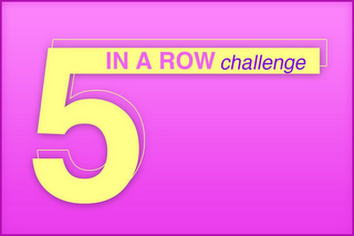 5 IN A ROW CHALLENGE logo