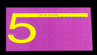 5 IN A ROW CHALLENGE logo