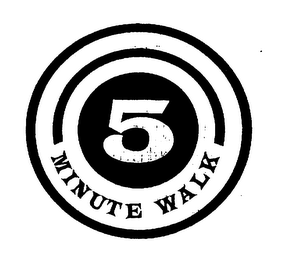 5 MINUTE WALK logo