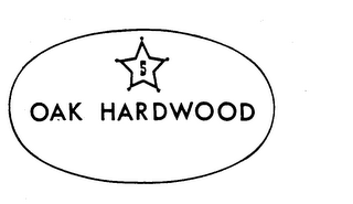 5 OAK HARDWOOD logo