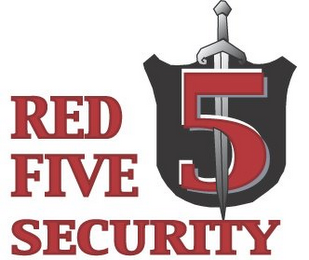 5 RED FIVE SECURITY logo