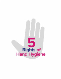 5 RIGHTS OF HAND HYGIENE logo