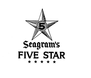 5 SEAGRAM'S FIVE STAR logo