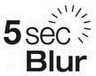 5 SEC BLUR logo