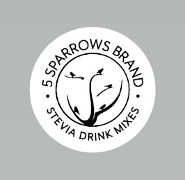 5 SPARROWS BRAND STEVIA DRINK MIXES logo